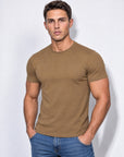 PREMIUM SLIM-FIT T-SHIRT | BROWN