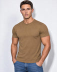 PREMIUM SLIM-FIT T-SHIRT | BROWN