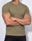 PREMIUM SLIM-FIT T-SHIRT | OLIVE GREEN