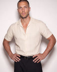 ROMA LINEN TOUCH SHIRT | BEIGE