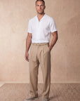 ROMA LINEN TOUCH SHIRT | WHITE