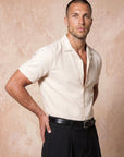 ROMA LINEN TOUCH SHIRT | BEIGE