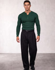 He wears size XL – 180 cm tall