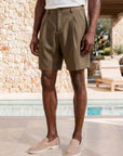 CAPRI SHORTS | TOASTED OLIVE