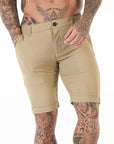 ENZO SHORTS | KHAKI