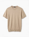 Morengar beige knit t-shirt, product photo