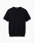 Morengar black knit t-shirt, product photo