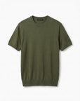 Morengar olive green knit t-shirt, product photo