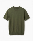 Morengar olive green knit t-shirt, product photo