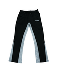 FLARED TRACKSUIT PANTS | BLACK & GREY