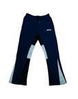FLARED TRACKSUIT PANTS | BLUE