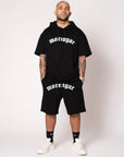 MORENGAR LOGO CURVADO SHORTS NEGRO