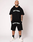 MORENGAR LOGO CURVADO SHORTS NEGRO