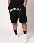 MORENGAR LOGO CURVADO SHORTS NEGRO