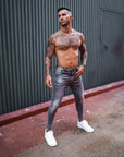 BASIC JEANS | GREY ACID WASH