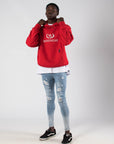 ORIGINAL LOGO HOODIE | RED 350-GSM