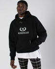 ORIGINAL LOGO HOODIE | BLACK 350-GSM
