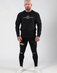 MORENGAR PARIS PULLOVER - SCHWARZ