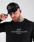 MORENGAR PARIS PULLOVER - SCHWARZ