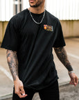 T-SHIRT MAKE LOVE | SCHWARZ