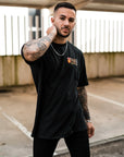 T-SHIRT MAKE LOVE | SCHWARZ