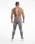 BASIC JEANS | GREY ACID WASH