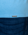 BASIC SLIM-FIT T-SHIRT | Sky Blue