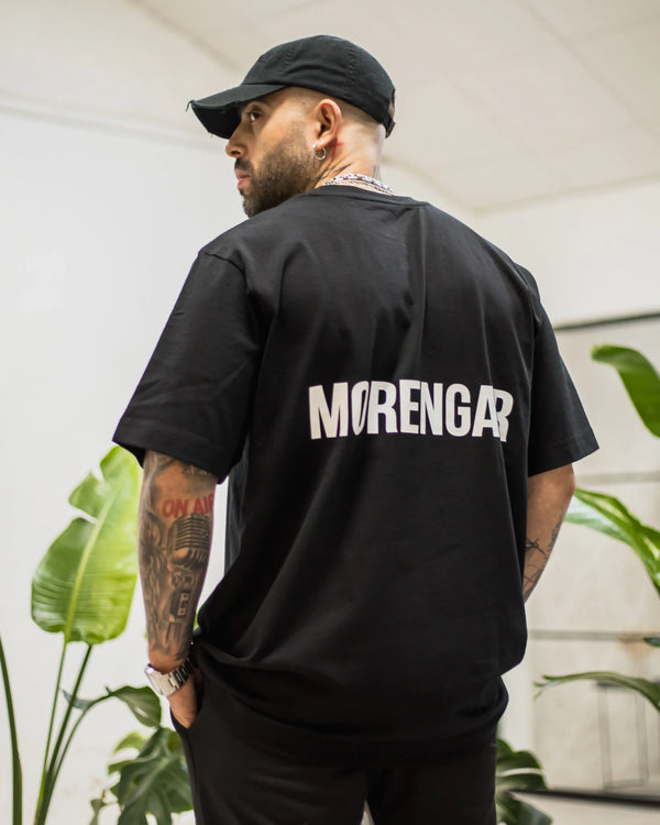 MORENGAR BRAND T-SHIRT | BLACK 240-GSM