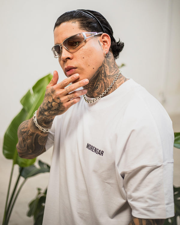 MORENGAR BRAND T-SHIRT | WHITE 240-GSM