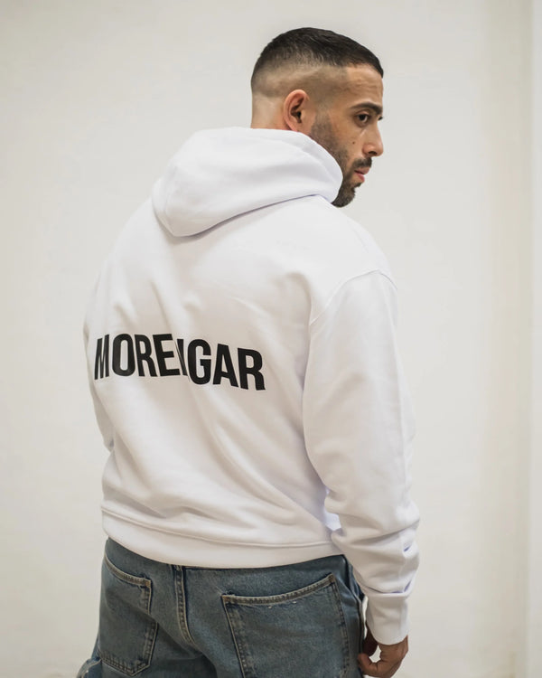 MORENGAR BRAND HOODIE | WHITE 400 GSM