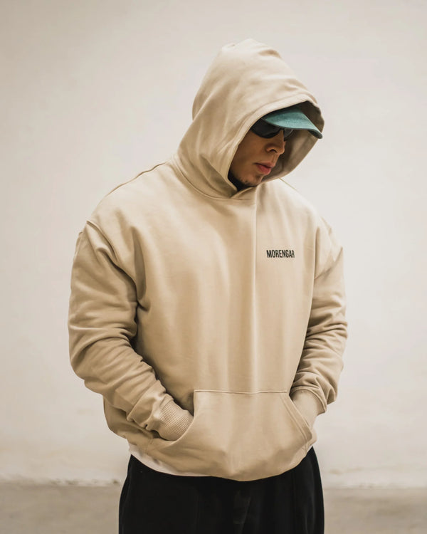 MORENGAR BRAND HOODIE | DESERT  400 GSM