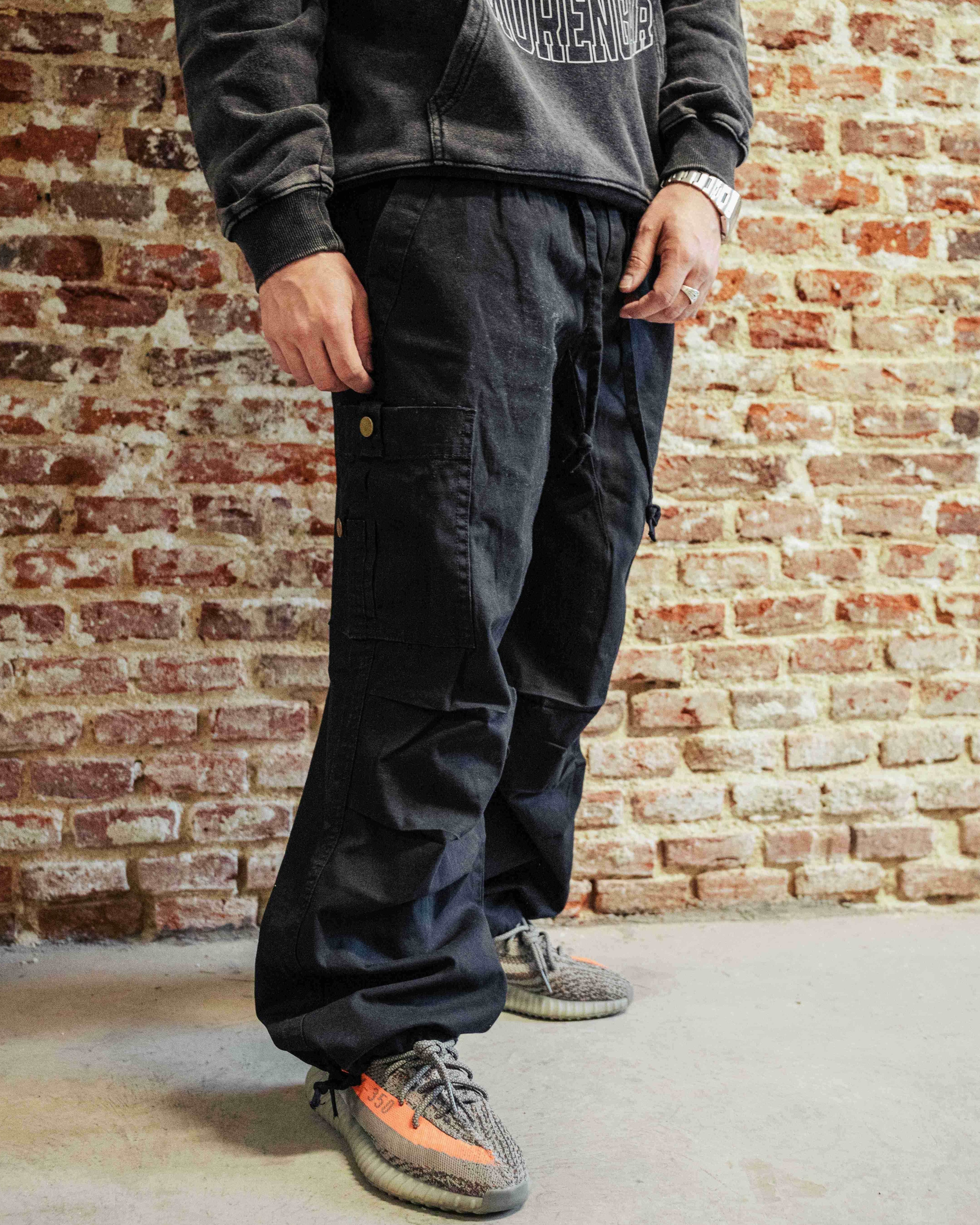CARGO PANTS RELAXED FIT | BLACK