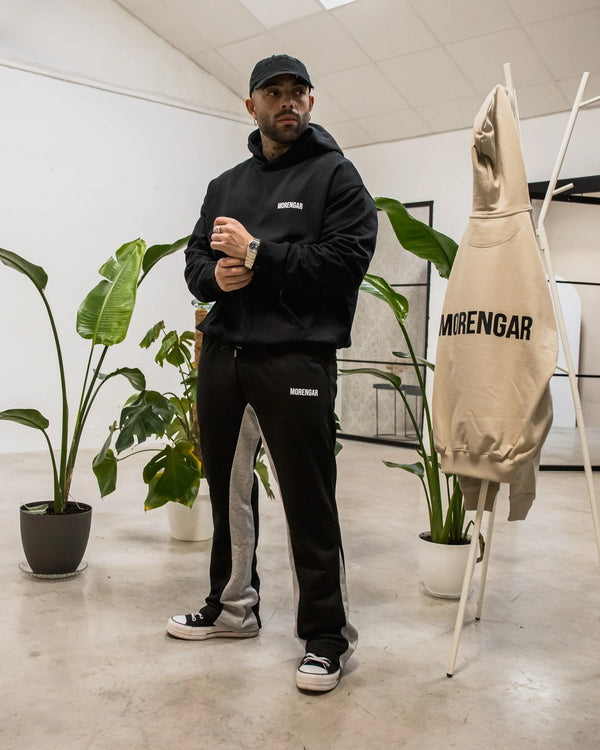 MORENGAR BRAND HOODIE | BLACK  400 GSM