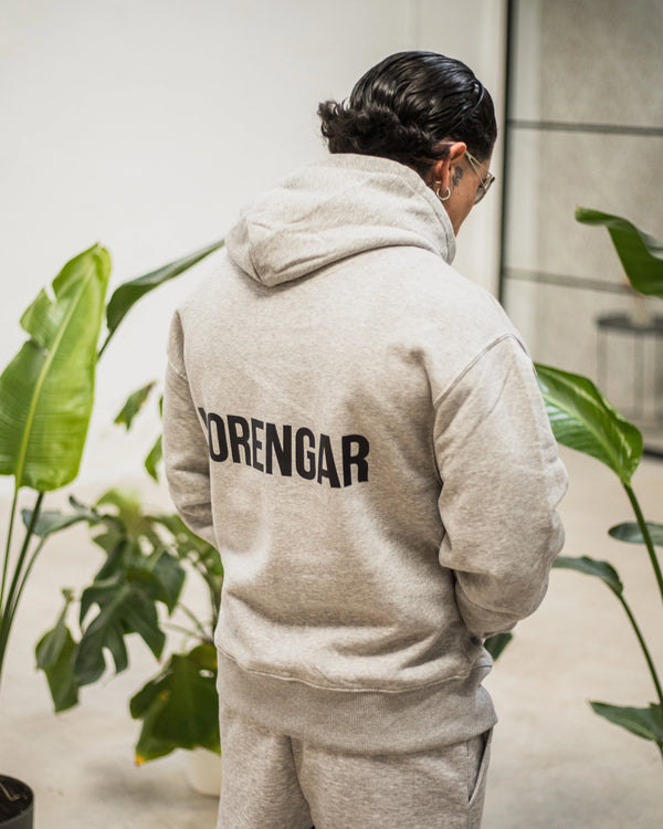 MORENGAR BRAND HOODIE | GREY  400 GSM