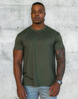 BASIC SLIM-FIT T-SHIRT | Army