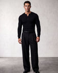 The model wears size L – 180 CM
