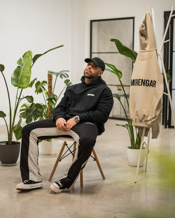 MORENGAR BRAND HOODIE | BLACK  400 GSM