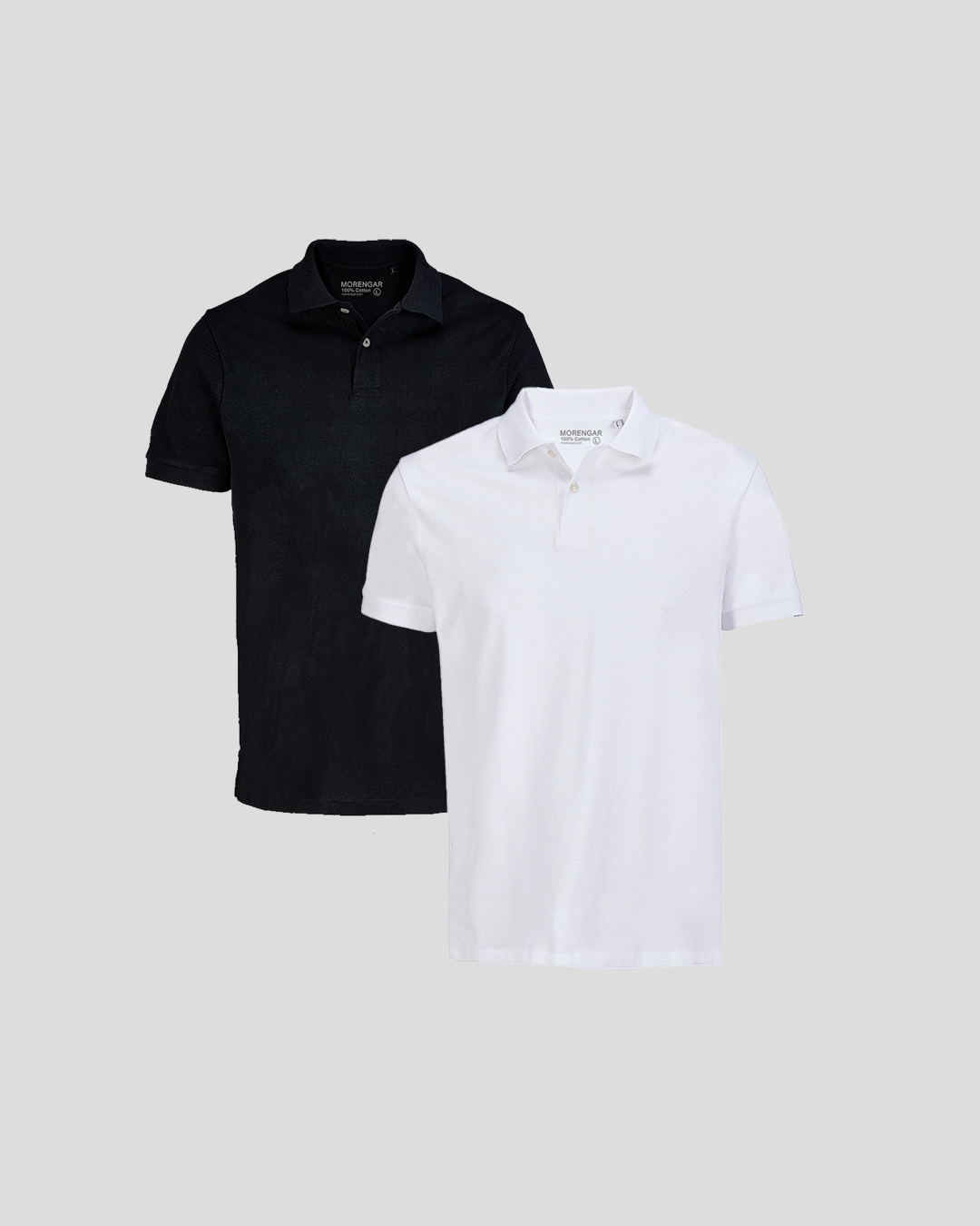 BASIC PIQUE POLO SHIRT 2-BUNDLE