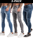 JEANS SKINNY BÁSICOS COLORES PACK-3