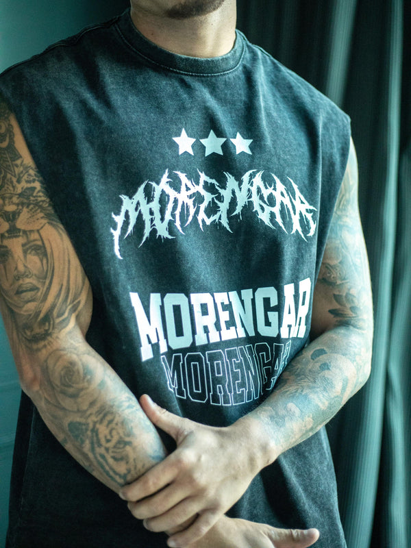 TANK TOP WASHED MORENGAR SOURCES | BLACK