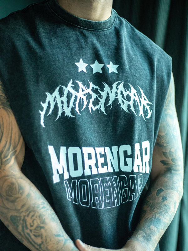 TANK TOP WASHED MORENGAR SOURCES | BLACK