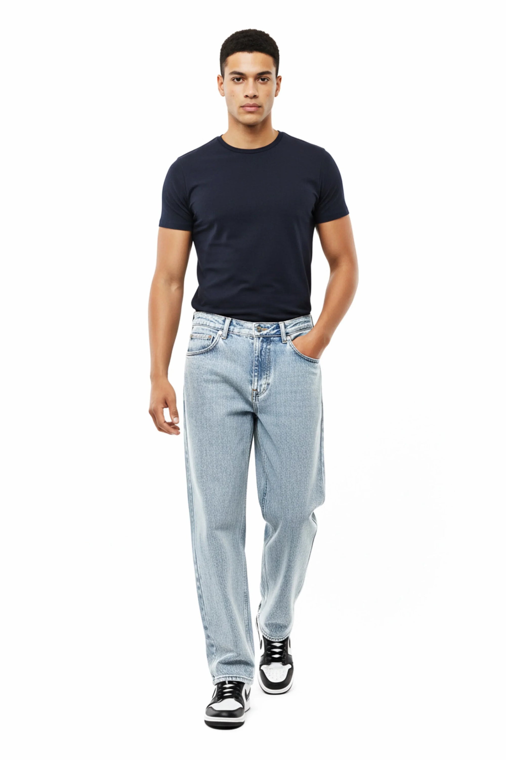 Basic Relaxed Fit Jeans | Light Blue