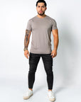 BASIC SLIM-FIT T-SHIRT | LIGHT GREY