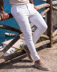 ENZO TROUSER | WHITE