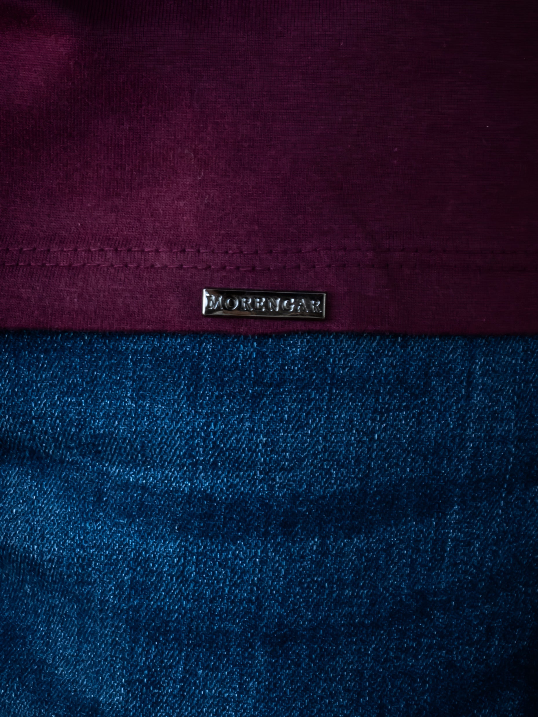 BASIC SLIM-FIT T-SHIRT | Bordeaux