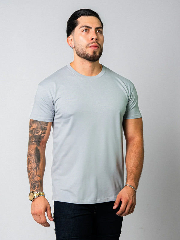 BASIC SLIM-FIT T-SHIRT | PURE GREY