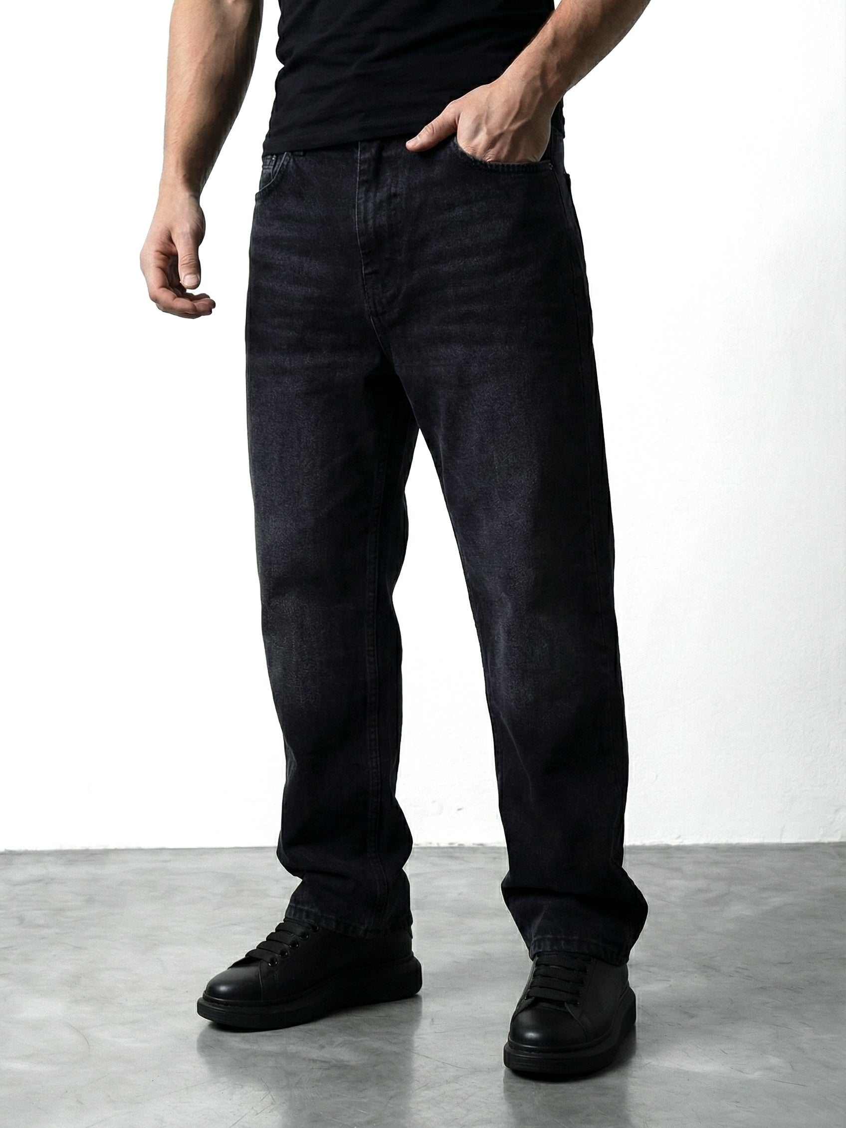 BAGGY JEANS | BLACK
