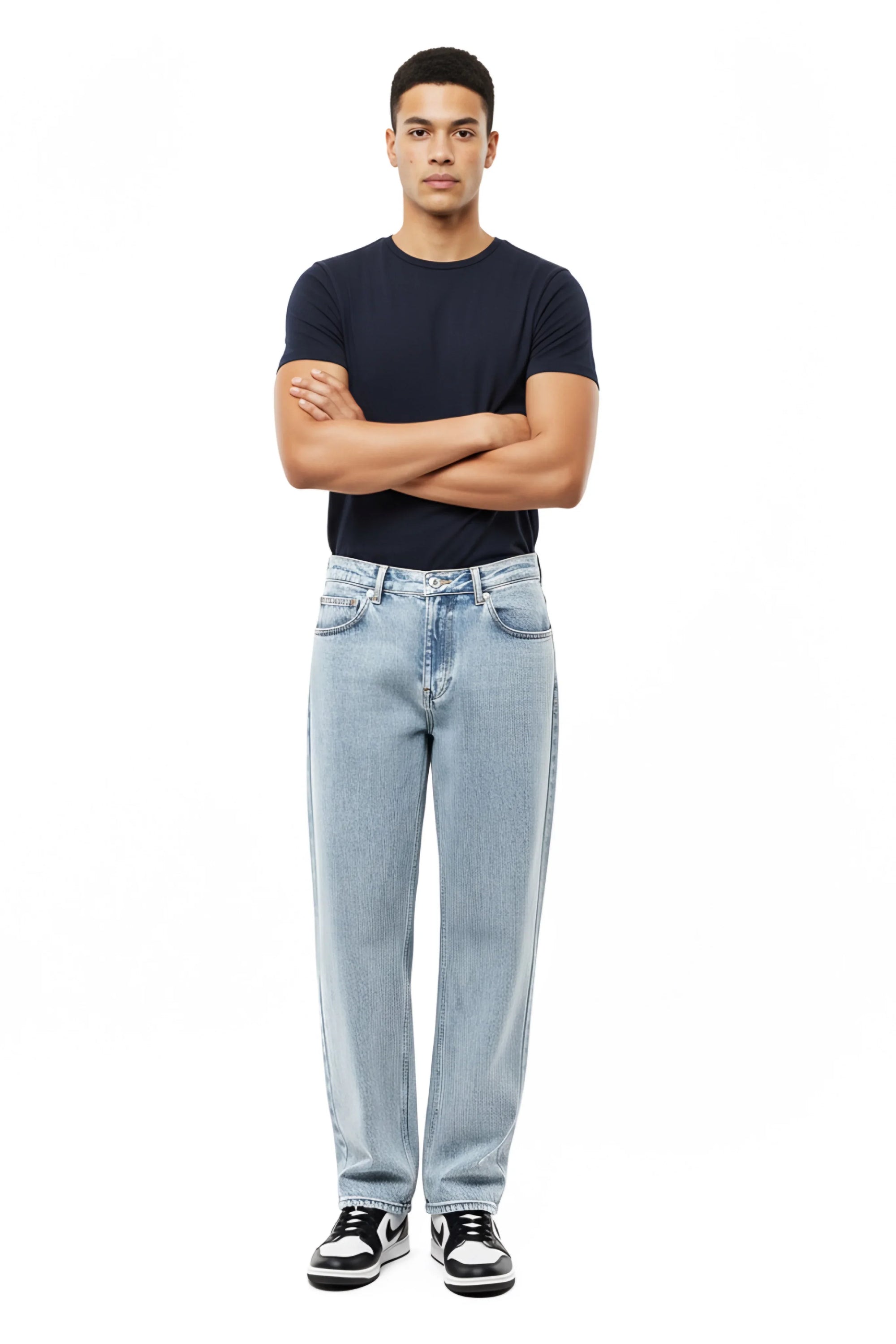 Basic Relaxed Fit Jeans | Light Blue