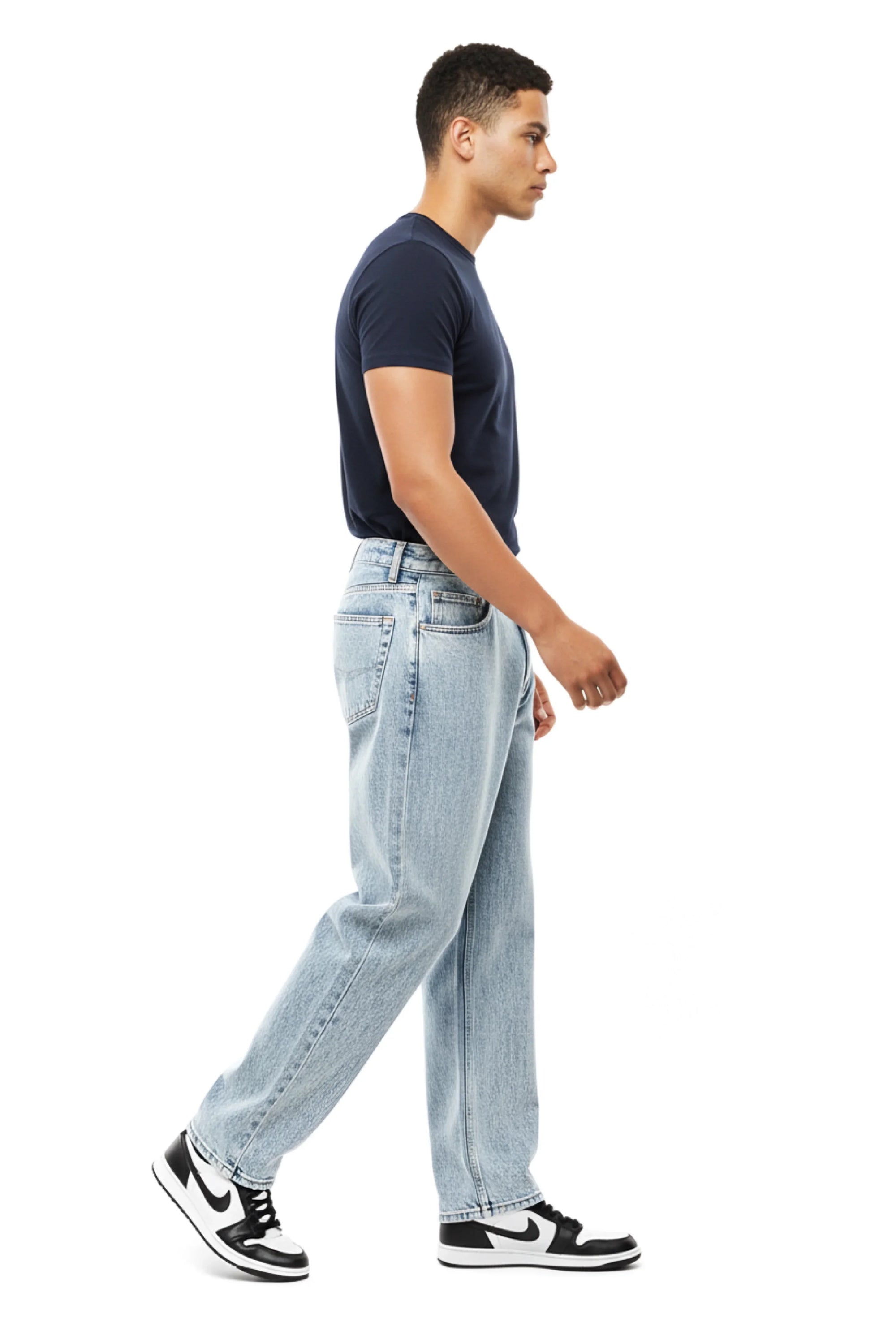 Basic Relaxed Fit Jeans | Light Blue