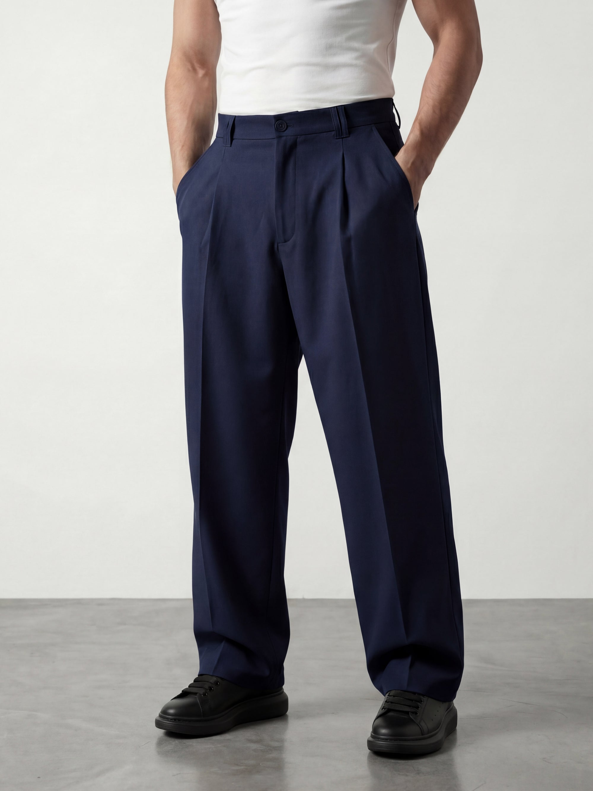 BAGGY TROUSER | NAVY